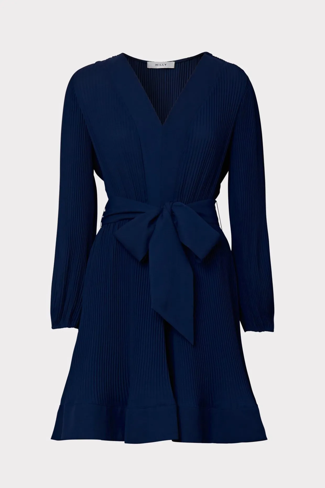 liv_pleated_dress_0.webp Jumpsuits & Rompers-MILLY Liv Pleated Dress Navy