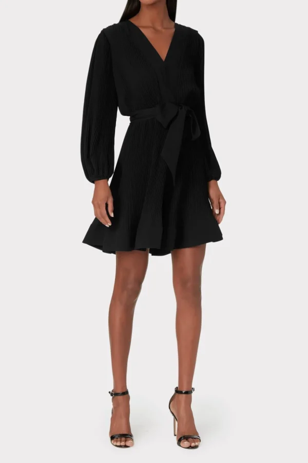 liv_pleated_dress_1-3.webp Jumpsuits & Rompers-MILLY Liv Pleated Dress Black