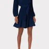 liv_pleated_dress_1-7.webp Guest Of Dresses-MILLY Liv Pleated Dress Navy