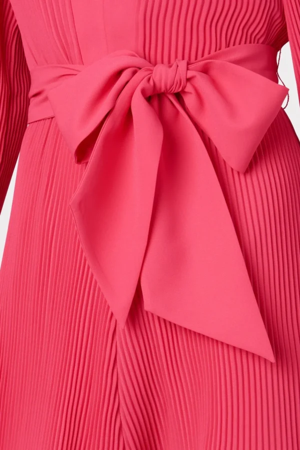 liv_pleated_dress_2-2.webp Jumpsuits & Rompers-MILLY Liv Pleated Dress Milly Pink