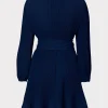 liv_pleated_dress_3-5.webp Guest Of Dresses-MILLY Liv Pleated Dress Navy
