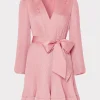 liv_satin_pleated_dress_0.webp Pink Dresses-MILLY Liv Satin Pleated Dress Rose Gold