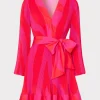 liv_zebra_pleated_dress_0-3.webp Cocktail Dresses-MILLY Liv Zebra Pleated Dress Milly Pink Multi