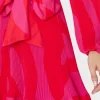 liv_zebra_pleated_dress_2-1.webp Day Dresses-MILLY Liv Zebra Pleated Dress Milly Pink Multi
