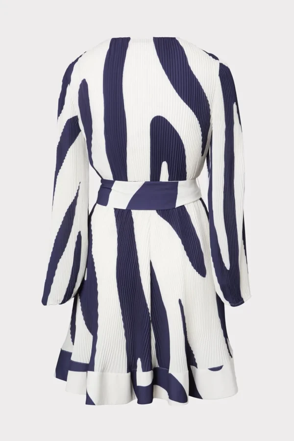 liv_zebra_print_dress_3-3.webp Mini Dresses-MILLY Liv Zebra Print Dress Navy/Ecru