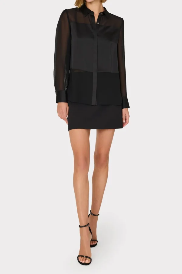 lizzy_cady_mini_skirt_1-5.webp Skirts-MILLY Lizzy Cady Mini Skirt Black