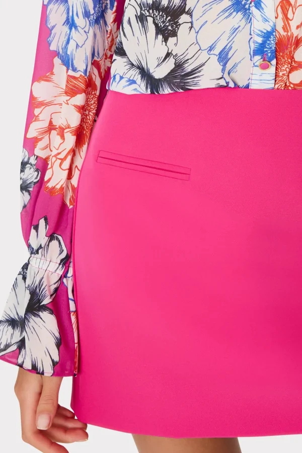 lizzy_cady_mini_skirt_2-1.webp Jumpsuits & Rompers-MILLY Lizzy Cady Mini Skirt Milly Pink