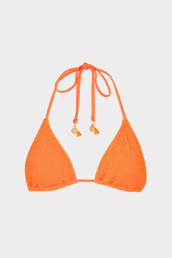 lori_textured_triangle_bi_0-4.webp Jumpsuits & Rompers-MILLY Lori Textured Triangle Bikini Top Neon Orange