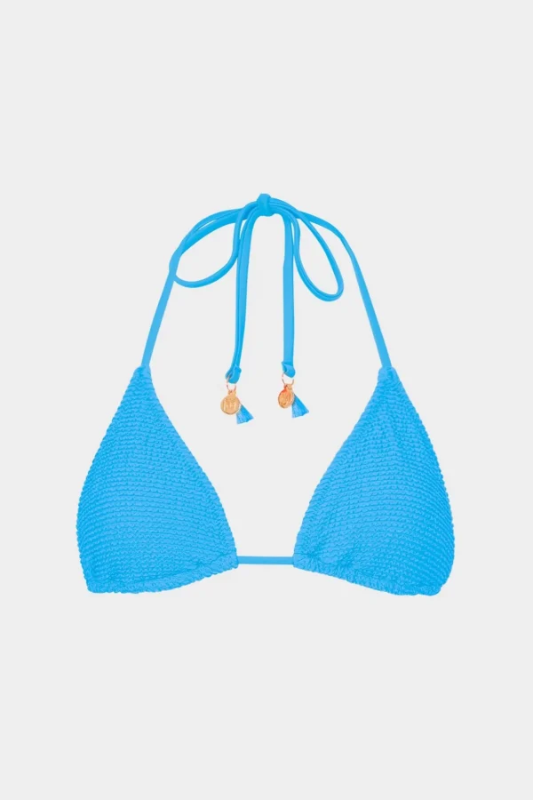 lori_textured_triangle_bi_0-5.webp Jumpsuits & Rompers-MILLY Lori Textured Triangle Bikini Top Blue