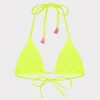 lori_textured_triangle_bi_3-2.webp Jumpsuits & Rompers-MILLY Lori Textured Triangle Bikini Top Yellow
