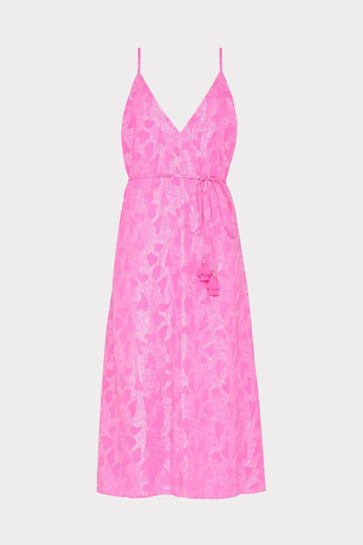 lurex_jacquard_spaghetti__0-1.webp Jumpsuits & Rompers-MILLY Lurex Jacquard Spaghetti Strap Cover-Up Pink
