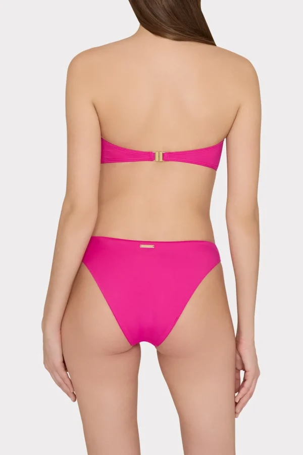 margot_bandeau_top_1-2.webp Jumpsuits & Rompers-MILLY Margot Bandeau Top Hot Pink