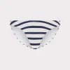 Jumpsuits & Rompers-MILLY Margot Nautical Stripe Bikini Bottom Navy/White