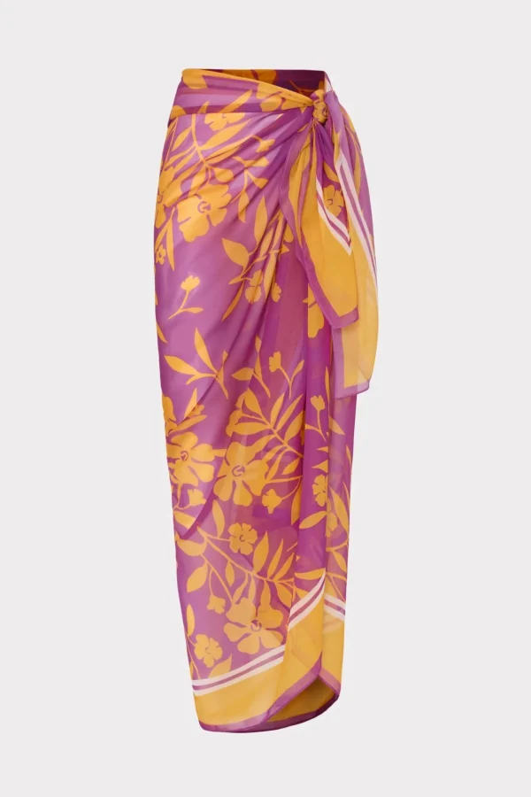 marigold_aroma_chiffon_sa_0-1.webp Jumpsuits & Rompers-MILLY Marigold Aroma Chiffon Sarong Multi