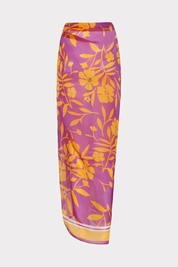 marigold_aroma_chiffon_sa_3-1.webp Jumpsuits & Rompers-MILLY Marigold Aroma Chiffon Sarong Multi