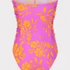 marigold_aroma_ruched_one_1.webp One Piece Swimsuits-MILLY Marigold Aroma Ruched One Piece Pink Multi