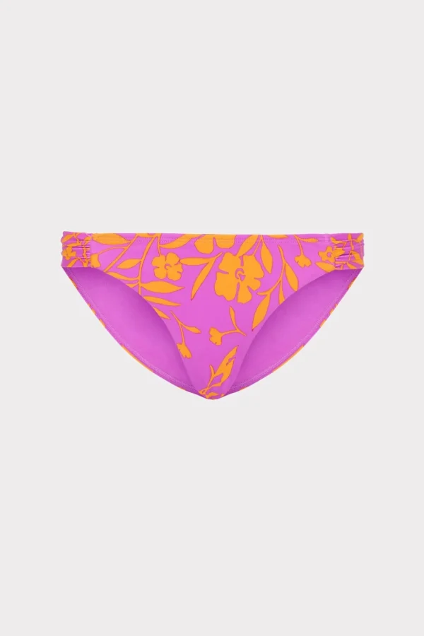 Bikinis-MILLY Marigold Aroma Ruched Sides Bikini Bottom Multi