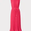 melina_solid_pleated_dres_0-16.webp Maxi Dresses-MILLY Melina Solid Pleated Dress Milly Pink