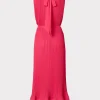 melina_solid_pleated_dres_2-7.webp Guest Of Dresses-MILLY Melina Solid Pleated Dress Milly Pink