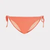 Jumpsuits & Rompers-MILLY Metallic Ring Bikini Bottom Orange/Silver