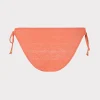 Jumpsuits & Rompers-MILLY Metallic Ring Bikini Bottom Orange/Silver