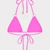 metallic_ring_triangle_bi_1.webp Bikinis-MILLY Metallic Ring Triangle Bikini Top Fuchsia/Silver