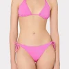 metallic_ring_triangle_bi_1-2.webp Jumpsuits & Rompers-MILLY Metallic Ring Triangle Bikini Top Fuchsia/Silver