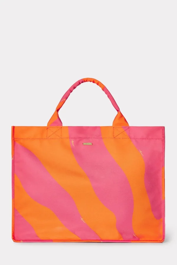 mimi_canvas_tote_0-3.webp Accessories-MILLY Mimi Canvas Tote Milly Pink/Tangerine