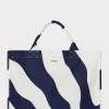 Jumpsuits & Rompers-MILLY Mimi Canvas Tote Ecru/Navy
