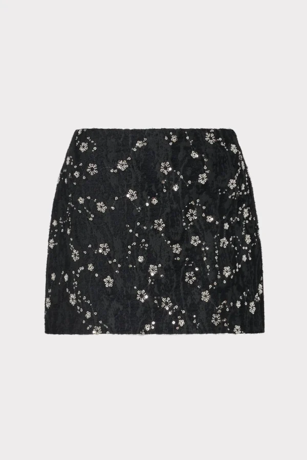 modern_mini_beaded_skirt_0-1.webp Skirts-MILLY Modern Mini Beaded Skirt Black