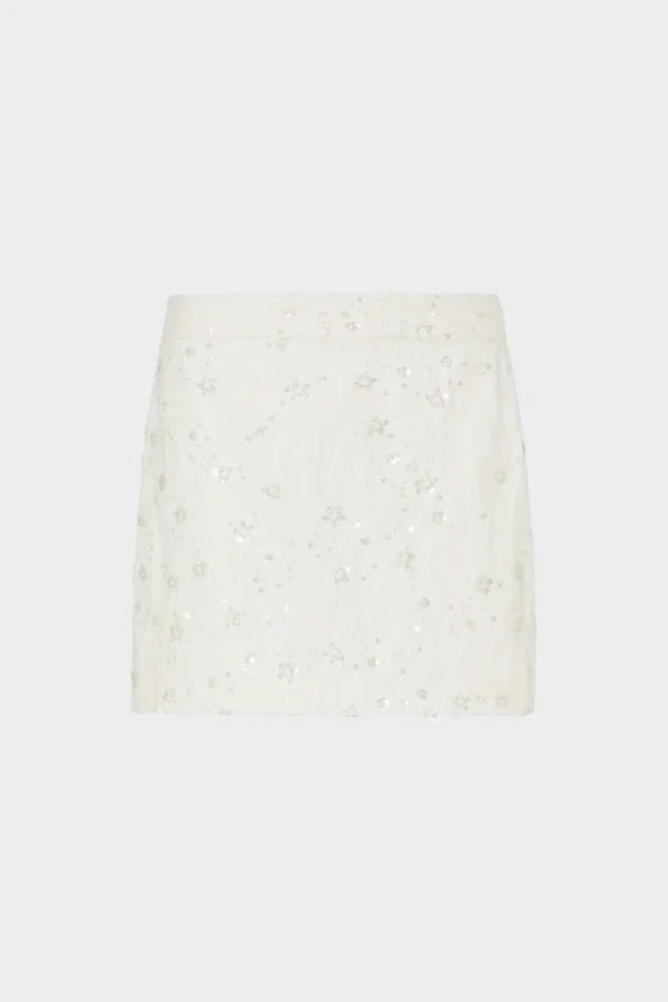 modern_mini_beaded_skirt_0.webp Skirts-MILLY Modern Mini Beaded Skirt Ecru