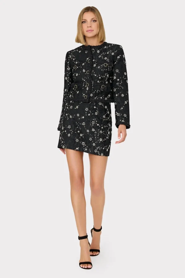 modern_mini_beaded_skirt_1-1.webp Skirts-MILLY Modern Mini Beaded Skirt Black