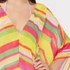 multi_color_chevron_cafta_2-1.webp Jumpsuits & Rompers-MILLY Multi Color Chevron Caftan Green Multi