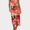 multi_color_lace_dress_1-2.webp Evening Gowns-MILLY Multi Color Lace Dress Red Multi