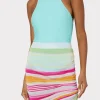 multi_stripe_ruched_skirt_2.webp Jumpsuits & Rompers-MILLY Multi Stripe Ruched Skirt Pink Multi