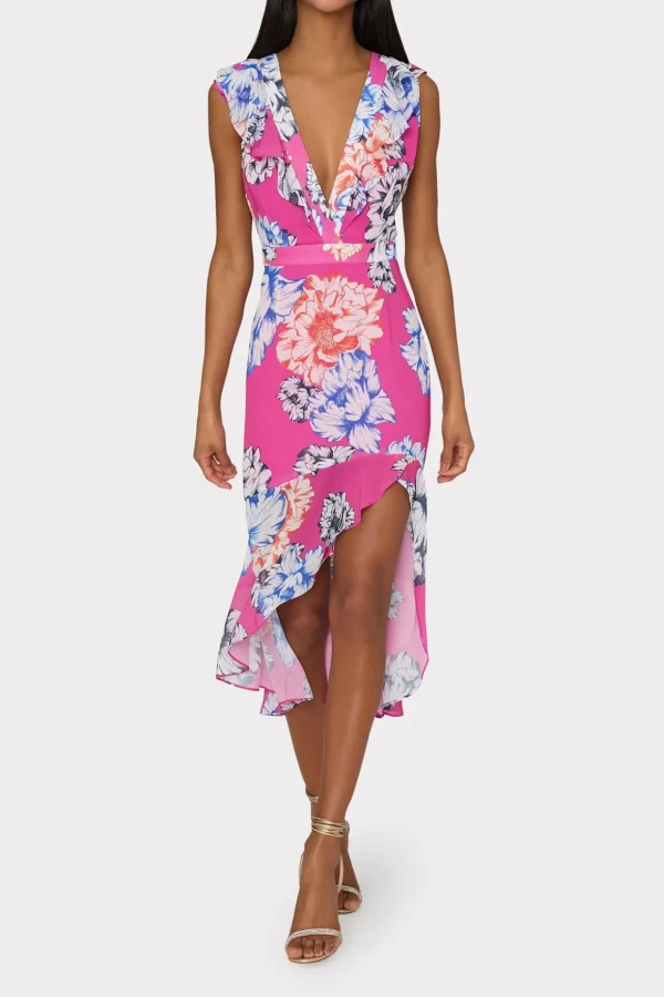 nanci_petals_in_bloom_ruf_1-4.webp Pink Dresses-MILLY Nanci Petals In Bloom Ruffle Dress Pink Multi