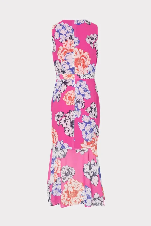 nanci_petals_in_bloom_ruf_4-3.webp Guest Of Dresses-MILLY Nanci Petals In Bloom Ruffle Dress Pink Multi