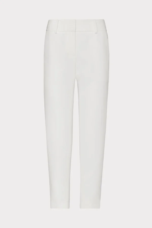 Matching Sets-MILLY Nicola Cady Pants Ecru