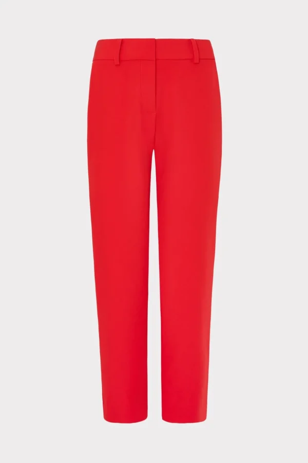 Matching Sets-MILLY Nicola Cady Pants Red