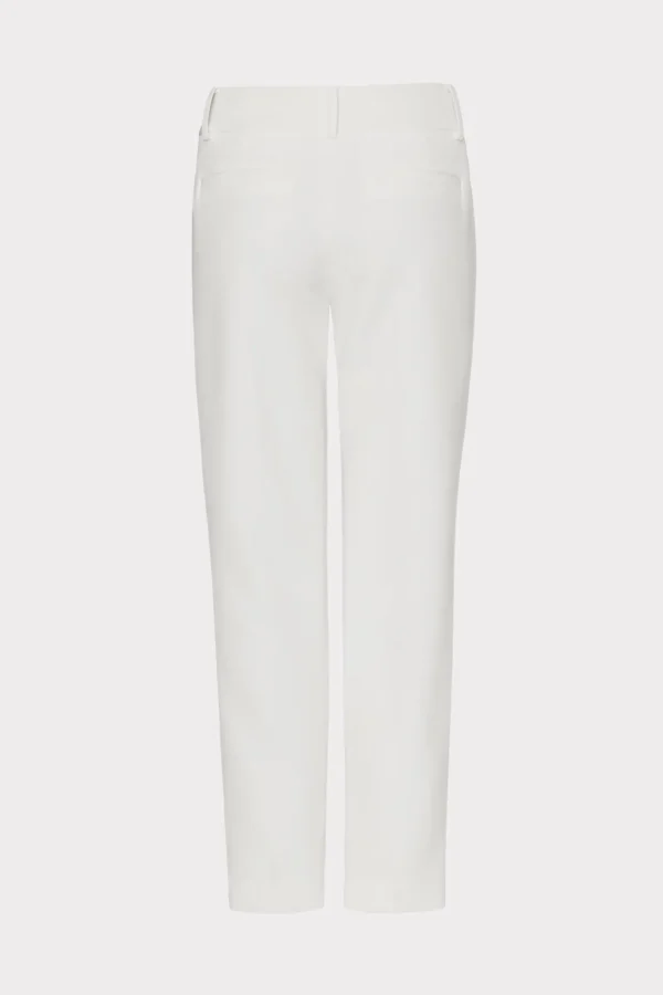 Matching Sets-MILLY Nicola Cady Pants Ecru
