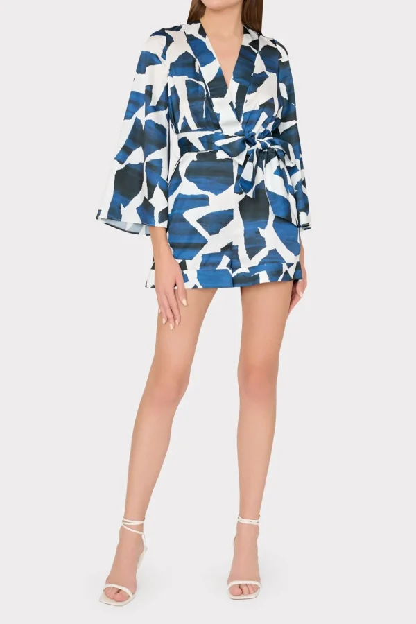 ocean_puzzle_satin_romper_1-1.webp Jumpsuits & Rompers-MILLY Ocean Puzzle Satin Romper Navy Multi