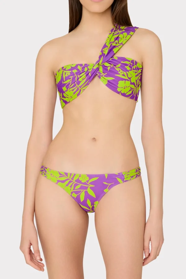 olivia_marigold_aroma_dra_1.webp Jumpsuits & Rompers-MILLY Olivia Marigold Aroma Draped Bandeau Top Purple Multi