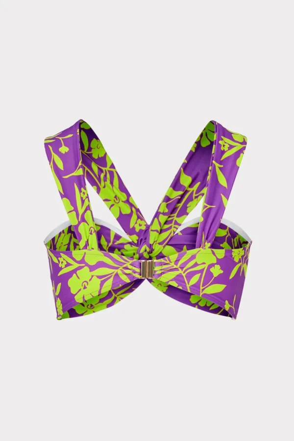 olivia_marigold_aroma_dra_7.webp Jumpsuits & Rompers-MILLY Olivia Marigold Aroma Draped Bandeau Top Purple Multi