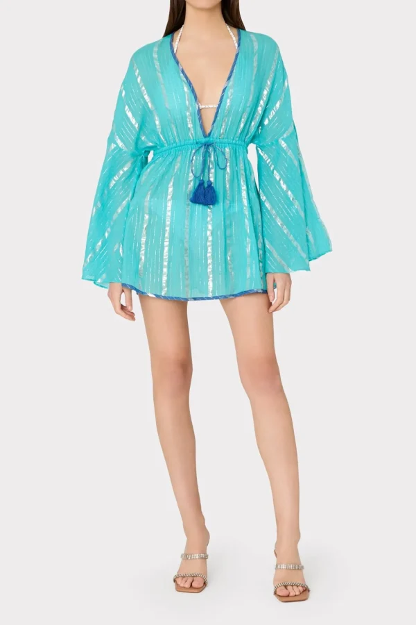 olympia_lurex_stripe_cove_1.webp Cover-Ups-MILLY Olympia Lurex Stripe Coverup Dress Turquoise/Blue