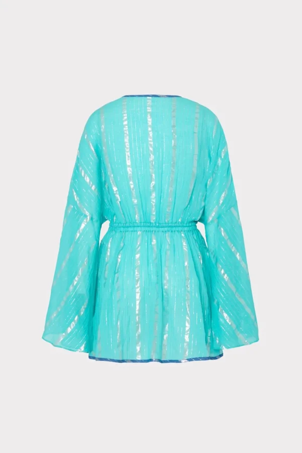 olympia_lurex_stripe_cove_3.webp Cover-Ups-MILLY Olympia Lurex Stripe Coverup Dress Turquoise/Blue