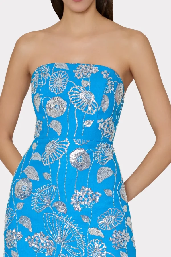 orion_sequin_embellished__2-1.webp Guest Of Dresses-MILLY Orion Sequin Embellished Linen Dress Blue/White