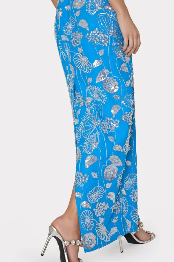 orion_sequin_embellished__3-2.webp Cocktail Dresses-MILLY Orion Sequin Embellished Linen Dress Blue/White