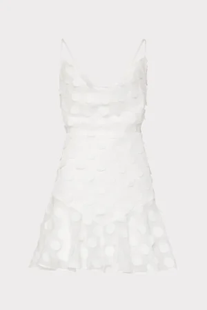 Sundresses-MILLY Osian 3D Circle Dress White