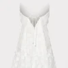 Mini Dresses-MILLY Osian 3D Circle Dress White