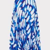 otha_brushstroke_pleated__3.webp Jumpsuits & Rompers-MILLY Otha Brushstroke Pleated Skirt Blue Multi